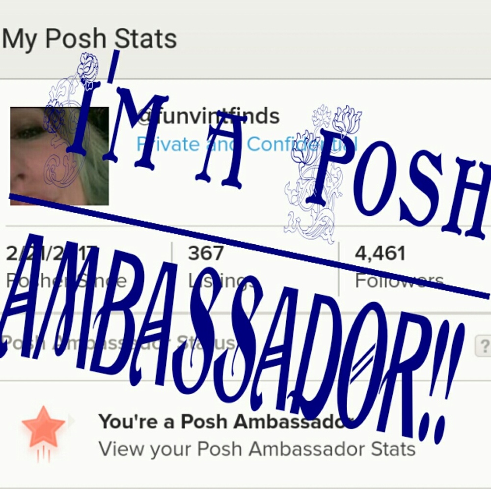 I'M A POSH AMBASSADOR!!!